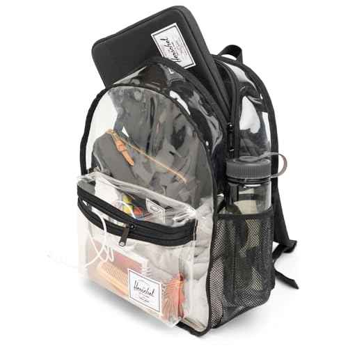 Herschel Supply Co. Classic Backpack, Clear/Black, Standard - 26L