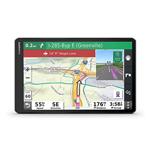 Garmin dēzl OTR1000 (Renewed), 10-inch GPS Truck Navigator, Easy-to-read Touchscreen Display, Custom Truck Routing and Loa...
