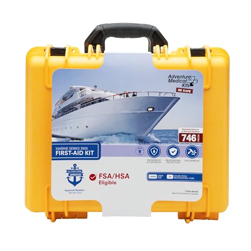 Adventure Medical Kits Marine Series Medical Kit - 3500 - Boat First Aid Kit For Large Crews 24 Hours From Care - Includes...