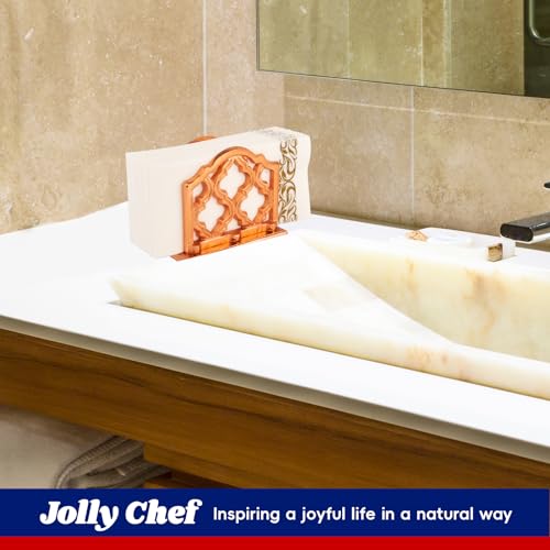 JOLLY CHEF 100 Disposable Hand Towels, Soft and Absorbent Linen Feel Dinner Napkin, Elegant Decorative Paper Guest Towels ...