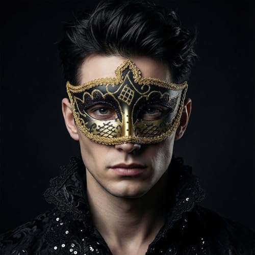 Coddsmz Venetian Masquerade Party Mask - Halloween & Mardi Gras Costume Accessory