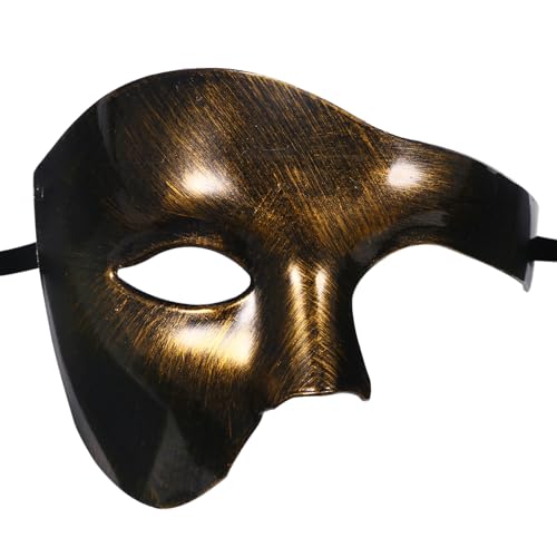 OIDEA Masquerade Mask for Men: Phantom Of The Opera Mask Plastic Costume Party Prom Ball Mardi Gras Venetian Half Face Mask