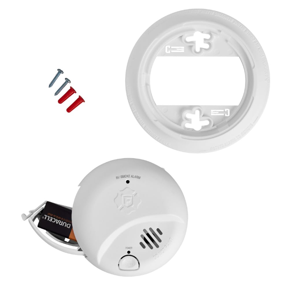 First Alert 1046846 RV Approved Battery-Operated Smoke Alarm