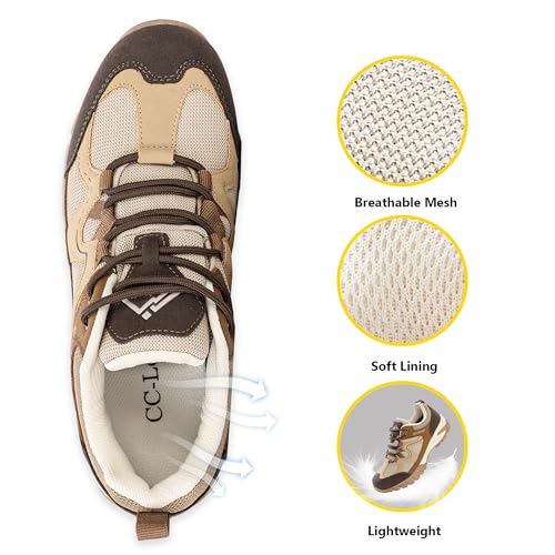 CC-Los Women's Lightweight Waterproof Hiking Shoes for Walking, Outdoor & Climbing Size 5.5-11