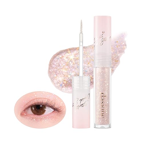 dasique Starlit Jewel Liquid Glitter (04 Rose Quartz) | Twinkle Glitter Shadow | Korean Makeup | Shimmer Eye Make Up | Eye...