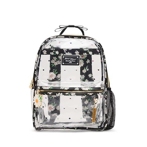 Betsey Johnson Daisy Clear Backpack with Pouch