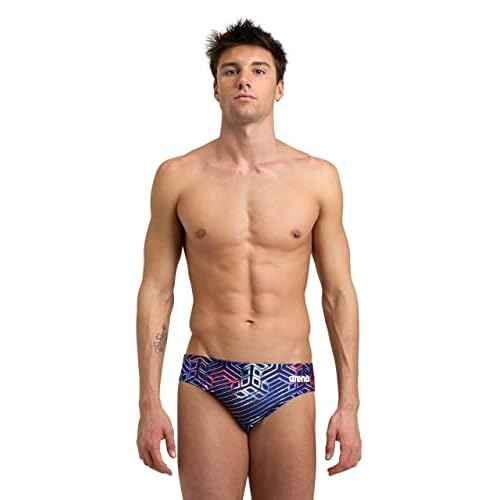 ARENA Performance Men's Kikko Pro Swim Brief Chlorine Resistant MaxLife Athletic Practice Swimsuit