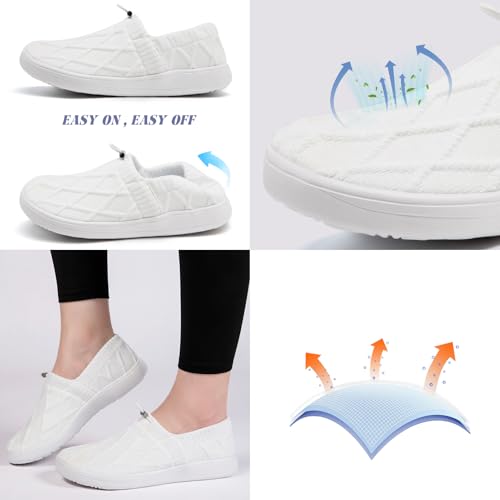 YOSFDC Wide Barefoot Shoes Women Minimalist Wide Toe Box Comfortable Walking Tennis Shoes Beach Outdoor Running Sneakers w...