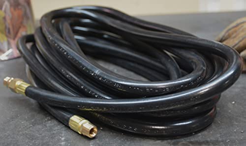 Hot Max 24201 Extension/Appliance Hose for Propane Gas, 25 Feet, Black