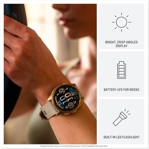 Garmin fēnix® 8 – 51 mm, AMOLED, Sapphire, Premium Multisport GPS Smartwatch, Long-Lasting Battery Life, Dive-Rated, Buil...