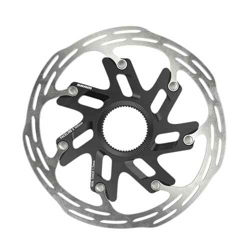 SRAM PACELINE X DISC Rotor 160mm Center Lock Rounded Silver/Black