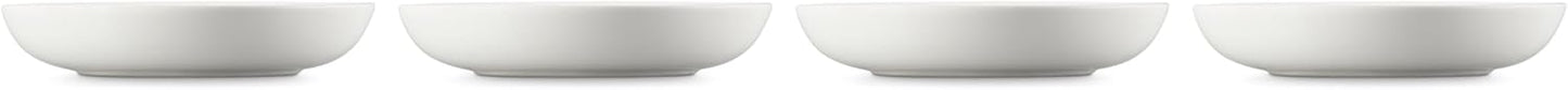 Le Creuset Stoneware Set of 4 Pasta Bowls, 9.75" each, White