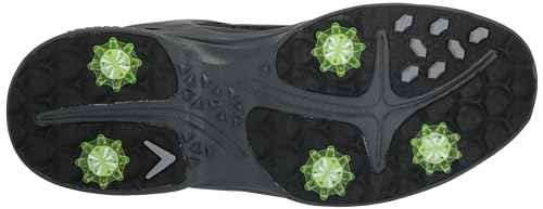 Callaway Men's Solana TRX v3 Golf Shoe, Black/Grey, 8.5 Wide