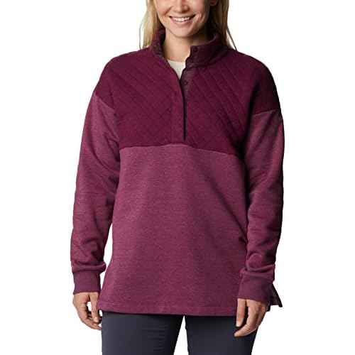 Columbia Women's Hart Mountain Quilted 1/2 Snap