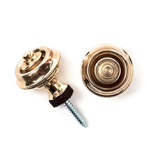 Jim Dunlop Sls1032Br Straplok Dual Design Strap Retainer System, Brass