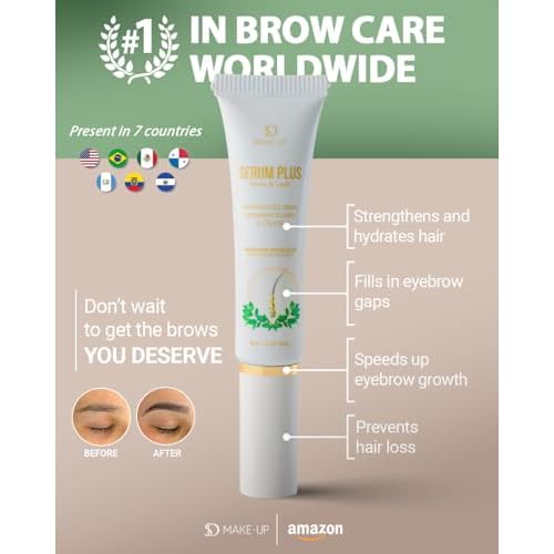 Brow & Lash Growth Serum for Thicker Looking Brows in as Soon as 30 Days (Vegan), with Biotin - Dermatologist Approved Brow Serum for Thin, Patchy & Over-Tweezed Eyebrows - Fast Absorbing - 7.5ml