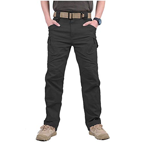 CARWORNIC Gear Men's Hiking Tactical Pants Lightweight Cotton Outdoor Military Combat Cargo Trousers