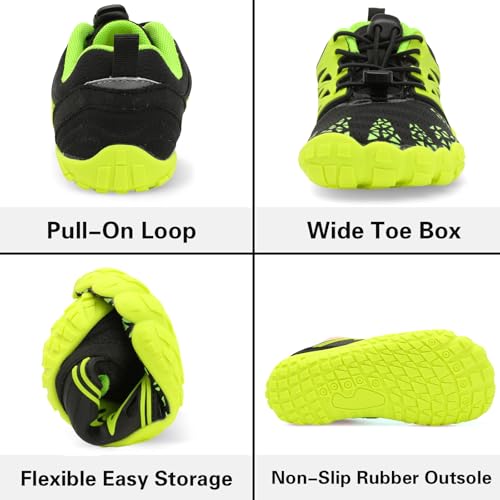 L-RUN Kids Water Shoes Boys Girls Water Hiking Shoes Indoor Outdoor Quick Dry Athletic Sneaker Shoes