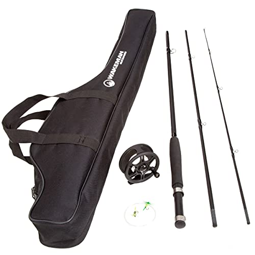 Fly Fishing Rod and Reel Combo - Including Carrying Case, Flies, and Fishing Line - Charter Series Gear and Accessories by...