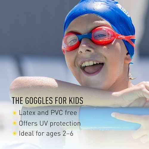FINIS Swimmies Kids Swim Goggles - Learn-to-Swim Goggles for Ages 2 & Up - UV Protection - PVC & Latex Free