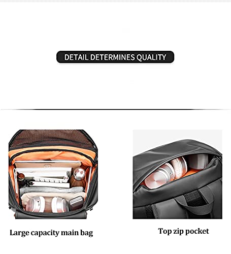 Men large capacity travel backpack,50L waterproof hiking trekking Backpack With separate shoe bag,Business work Laptop Bac...
