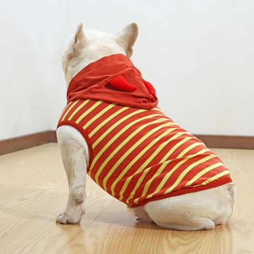 CHEERTAILS Dog Halloween Costumes for Medium Dogs, French Bulldog Clothes Frenchie Halloween Dog Costume Tank Top Summer S...
