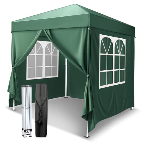 VINGLI Pop Up Canopy Tent with Sidewalls, Outdoor Gazebo Canopy Tent, Patio Event Tents Outdoor Event Shelter for Parties...