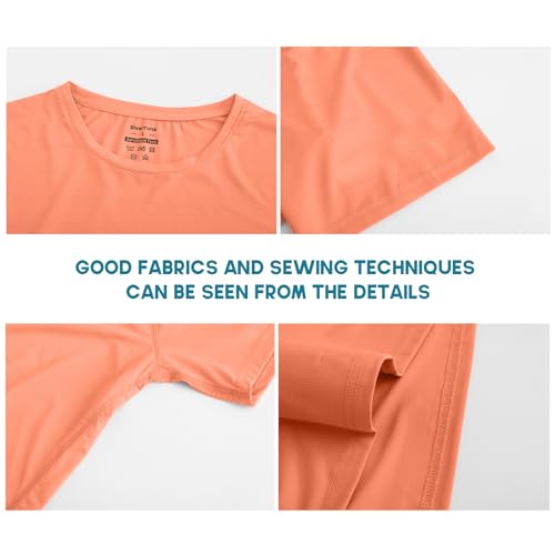 Riverruns Fishing Shirt for Men Short Sleeve UPF 50+ Sun Protection Swim T-Shirt Rash Guard Water Beach Tee