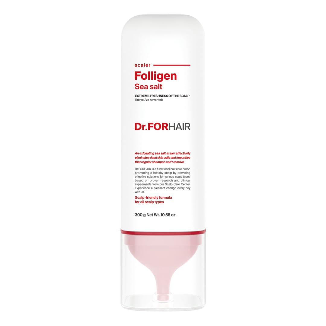Dr.FORHAIR Folligen Sea Salt Scaler | Korean Hair Care | Scalp Exfoliator & Scalp Scrub | Eliminates Sebum, Impurities, Odor | N