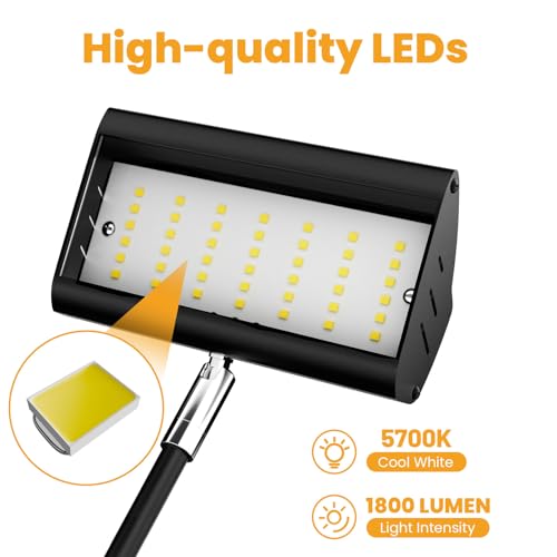 Trade Show Booth Lights, LED Display Lighting For Trade Shows,Portable Exhibit Arm Lighting,Connectable Craft tradeshow Li...