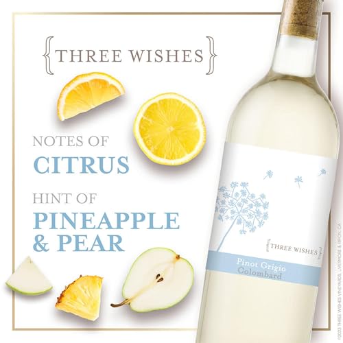 Three Wishes Pinot Grigio Colombard, 750 ml