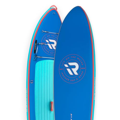 iROCKER All Around 11 7.0 Inflatable Stand Up Paddle Board Premium SUP and Accessories - Made for All Skill Levels - Speed...