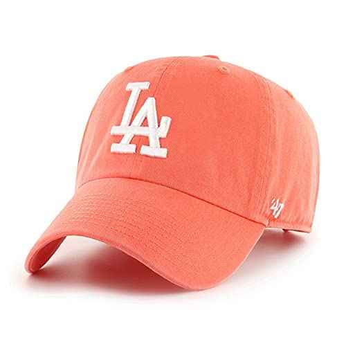 47 Los Angeles Dodgers Clean Up Dad Hat Baseball Cap - Grapefruit