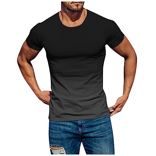 RTRDE Men's Camo T-Shirts with Pockets Short Sleeve Trendy Summer Shirt Casual Tees Scrub Tops, S-5XL