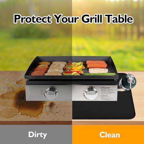 Amerbro Heat Resistant Mats for Countertop and Grill Table, Fireproof Grill Mats for Outdoor Grill, Portable Charcoal Gril...