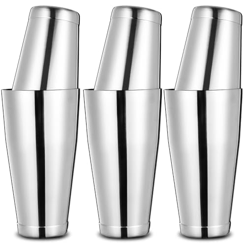 Etens Bulk Commercial Cocktail Shakers 6pc Set, Professional Boston Shakers, Weighted Cocktail Shaker Tins for Bartending...