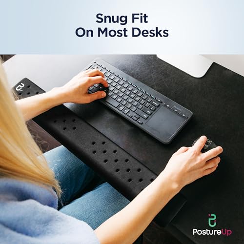 EdgeRest PostureUp L-Shaped Desk Long Wrist Rest Elbow, Forearm & Wrist Comfort Support for Table or Desk Edge, Non-Slip, ...