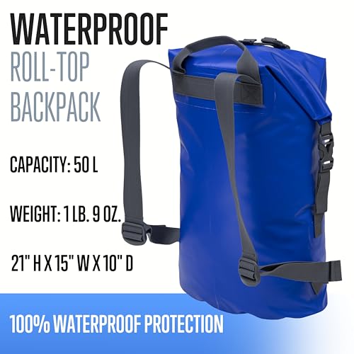 ALPS Mountaineering Torrent Waterproof Backpack, Fully Welded Seams Dry Bag with Adjustable Straps