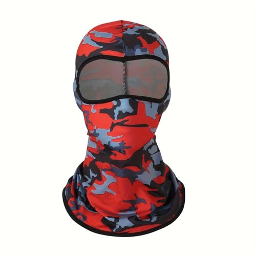 3-Pack Breathable Motorcycle Balaclava - Full Face and Neck Set - Premium All-in-One for Outdoor Sports, Cycling, Cold Wea...