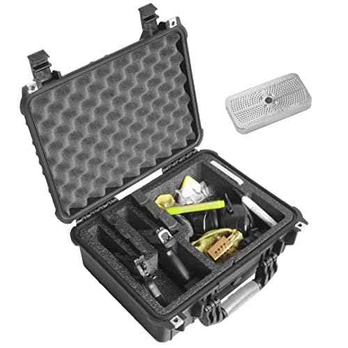 Case Club 2 Pistol & 18 Magazine Case with Accessory Pocket. Pre-Cut, Heavy Duty, Waterproof with Silica Gel for Gun Rust Prevention (Upgraded Gen-2)