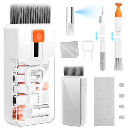 Keyboard Cleaning Kit Laptop Cleaner, 10-in-1 Computer Screen Cleaning Brush Tool, Multi-Function PC Electronic Cleaner Ki...