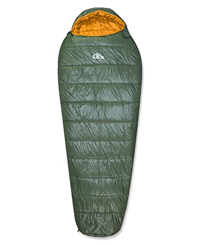 iClimb 1 3M Thinsulate Insulation Sleeping Bag and 1 Two-Heights Light Compact Anti-Sinking Chair, Ultralight Compact for ...