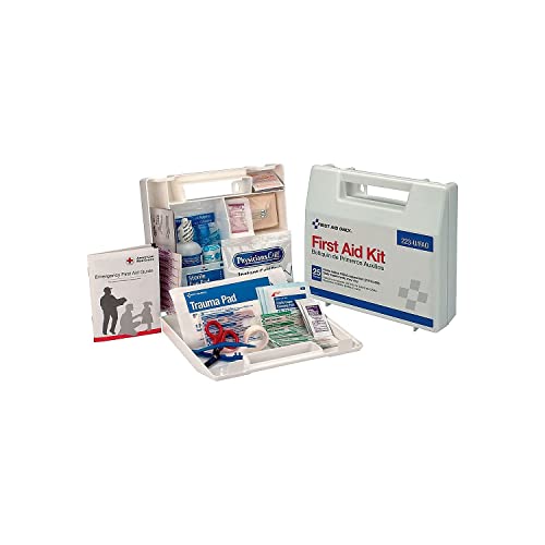 First Aid Only 223-U OSHA-Compliant First Aid Kit, All-Purpose 25-Person Emergency First Aid Kit for Business, Worksite, H...