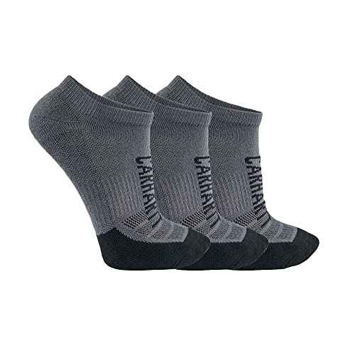 Carhartt Men's Force Midweight Logo Low Cut Sock 3 Pack
