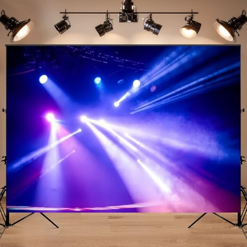 Photography Backdrop Photography Background Concert Lights for Photoshoot Portrait Photo Studio Video Prop Birthday Party ...