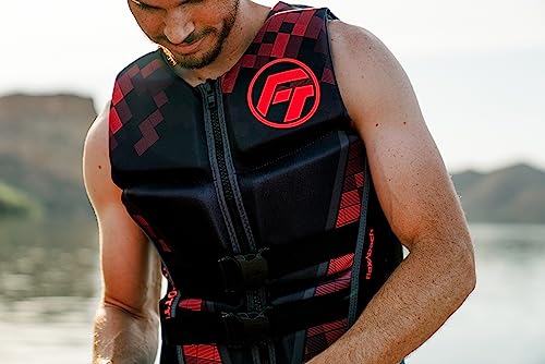 Full Throttle Adult Rapid Dry Neoprene USCGA Life Jacket for Water Sports, PWC & Boats