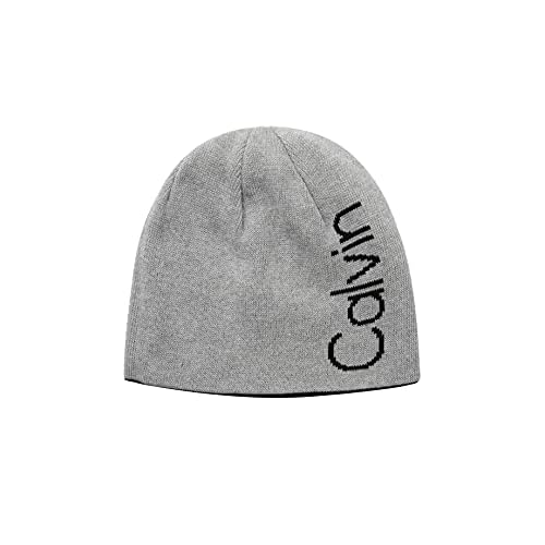 Calvin Klein Men's CK Reversible Knit Beanie Hat