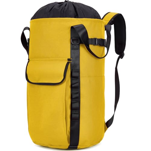 PAMLIAPY Arborist Rope Bag, 35L Tree Climbing Rope Bag, Arborist Equipment Bucket Backpack, Arborist Gear Carrier Bag with...