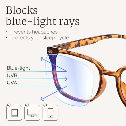 NOVIVON 6 Pack Reading Glasses for Women, Reading glasses men, Blue Light Blocking Readers, Computer eye glasses, Cheaters