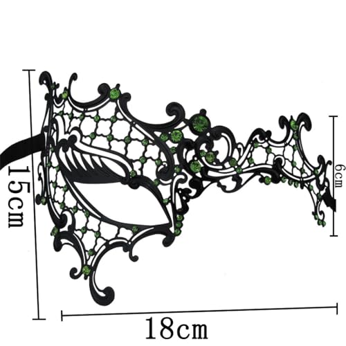 Coddsmz Laser Cut Metal Women's Masquerade Mask Venetian Party Mardi Gras Halloween Mask